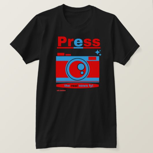 Tシャツ 「プレス」 (デザイン正面)