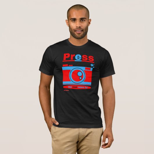 Tシャツ   「プレス」 (正面フル)