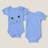 Tシャツ ベビー ボディスーツ (デザイン正面&裏面)