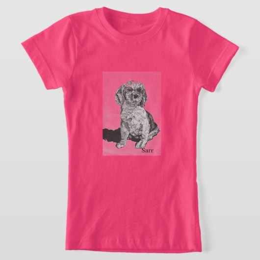 Tシャツ：ペットの愛 Tシャツ (レイダウン)