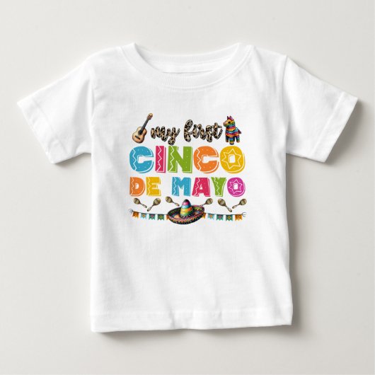 Tシャツ マイファースト シンコデマヨ ベビー (正面)