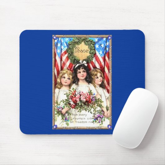 Tシャツ、マグ、多くのヴィンテージのアメリカのイメージ マウスパッド (マウス)