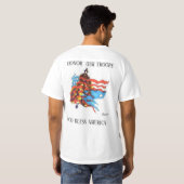 Tシャツ:メモリアルデーが我が軍を守れ Tシャツ (裏面フル)