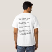 Tシャツ-ヤギの頭 20221216 WW-03 T-Shirt Tシャツ (裏面フル)