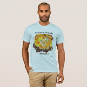 Tシャツ ライオン : パワー (正面フル)