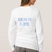 Tシャツ、ライトハウス5、ブルー Tシャツ (裏面)