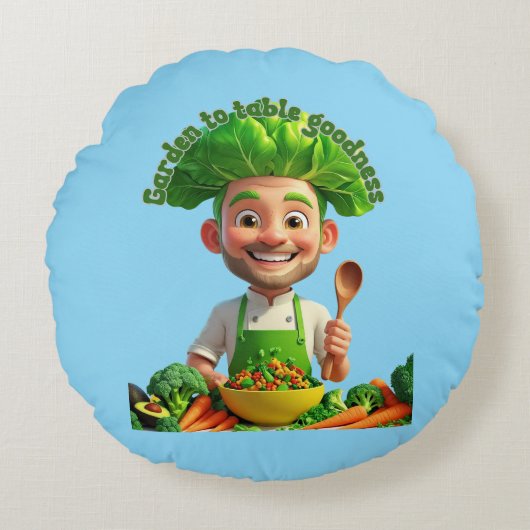 Tシャツ ラウンドクッション (正面)