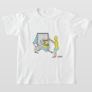Tシャツ : ラクロスプレーヤー