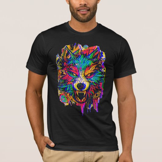 Tシャツ リベリオン78 狼 (正面)