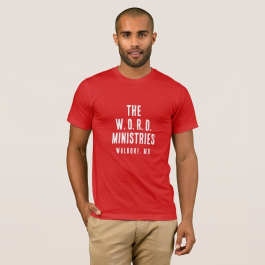 Tシャツ・レッドという言葉 Tシャツ (正面フル)