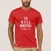 Tシャツ・レッドという言葉 Tシャツ (正面)