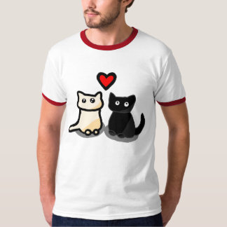 Tシャツ ロリータの夢の猫たち - 友情と愛