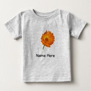 Tシャツ(乳児) - Calendula stem ベビーTシャツ