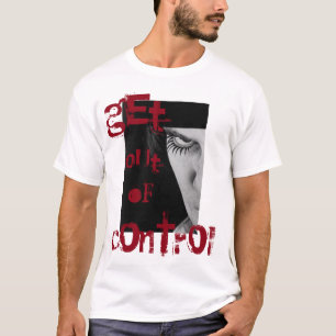 Tシャツ「制御不能」 Tシャツ