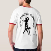 Tシャツ : 前向きな思考 (裏面)