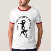Tシャツ : 前向きな思考 (正面)