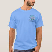 Tシャツ（前面に小さなロゴ、背面にバナー） Tシャツ (正面)