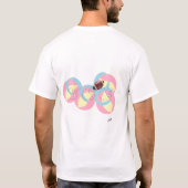 Tシャツ:動きのあるアメリカンフットボール Tシャツ (裏面)