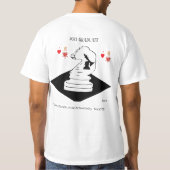 Tシャツ ; 卒業 (裏面)