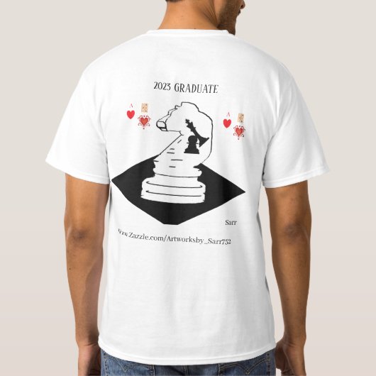 Tシャツ ; 卒業 (裏面)
