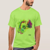 Tシャツ：南米の熱帯鳥 Tシャツ (正面)
