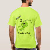 Tシャツ:双子のピース Tシャツ (裏面)