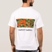 Tシャツ、合成物は起こります Tシャツ (裏面)