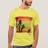 Tシャツ : 夕焼け (正面)