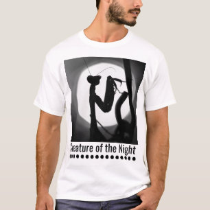 Tシャツ - 夜の生き物 カマキリ