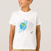 Tシャツ:太陽系の彼方へ Tシャツ (正面)