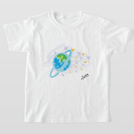 Tシャツ:太陽系の彼方へ Tシャツ