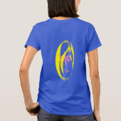 Tシャツ 女性向けのスタイルとデザイン (裏面)