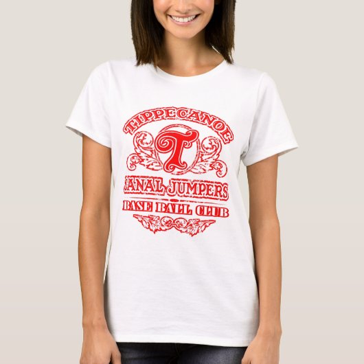Tシャツ(女性) -レトロのロゴ Tシャツ (正面)