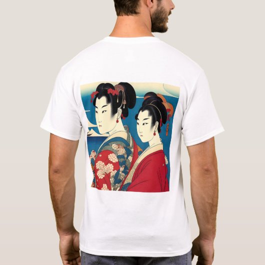 Tシャツ「女日本のの子」 Tシャツ (裏面)