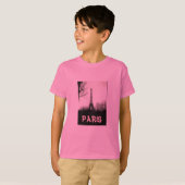 Tシャツ、子供またはエッフェル塔 Tシャツ (正面フル)