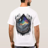 tシャツ、孤独 tシャツ (裏面)