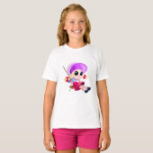 Tシャツ(小さな女の子スイング) Tシャツ (正面フル)