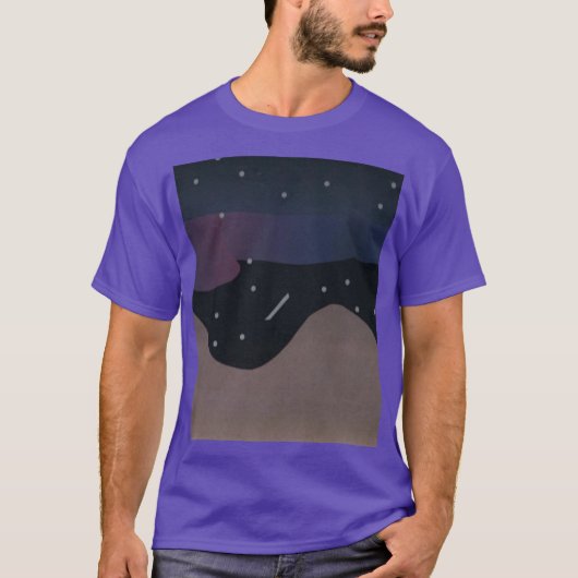 Tシャツ(山と夜空) Tシャツ (正面)