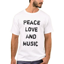 Tシャツ 平和 愛 音楽