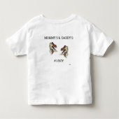 Tシャツ：幼児の恐竜# 1 BOY トドラーTシャツ (裏面)