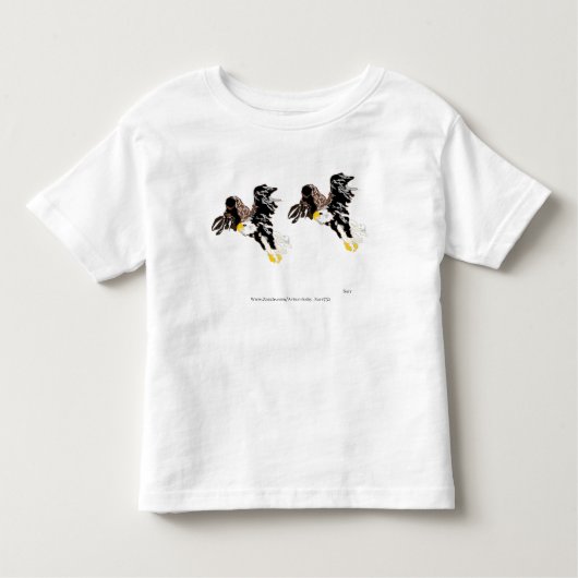 Tシャツ : 幼児 アメリカン・ハゲワシ (正面)