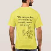 Tシャツ:強さは力 Tシャツ (裏面)