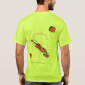 Tシャツ：彼と彼女のピアノバラ&ヴァイオリン Tシャツ (裏面)