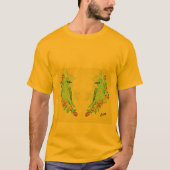Tシャツ：彼と彼女/愛 Tシャツ (正面)