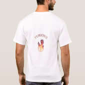 Tシャツ (怒涛) (裏面)