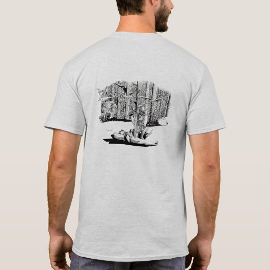 Tシャツ - 戦友の死 (裏面)