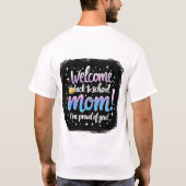 Tシャツ – 新学期誇りを持った – お客様 (裏面)