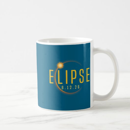 Tシャツ 日食 皆既日食 コーヒーマグカップ (右)