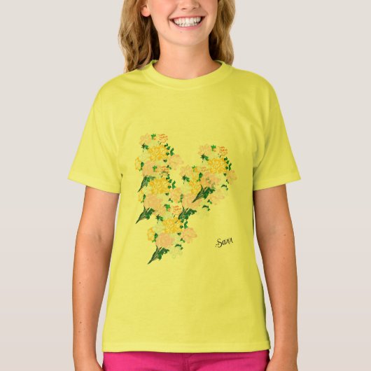 Tシャツ：春の花 Tシャツ (正面)