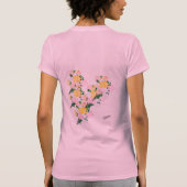 Tシャツ：春の花 Tシャツ (裏面)